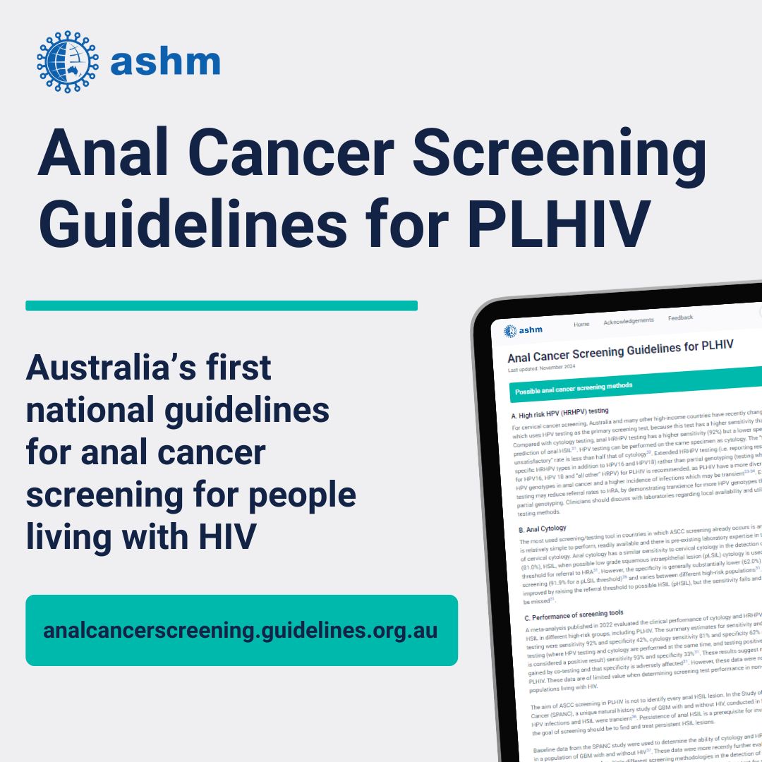 ASHM guidelines