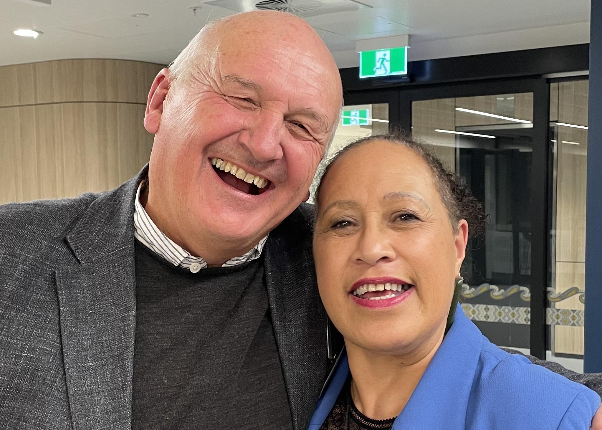 Dr John O'Donnell and Ms Ngapei Ngatai (1)