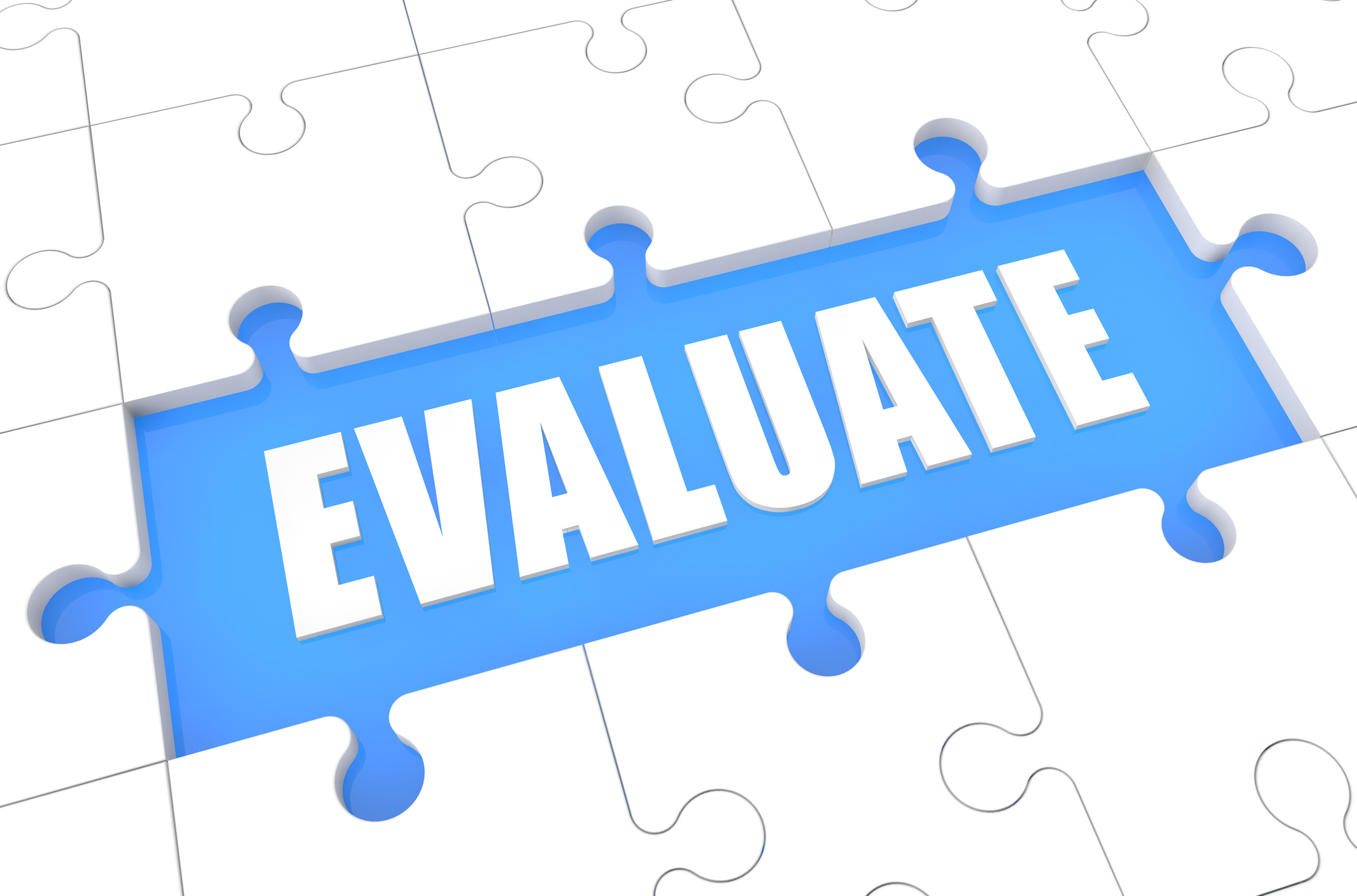 Evalution puzzle piece blue_GettyImages-536872865
