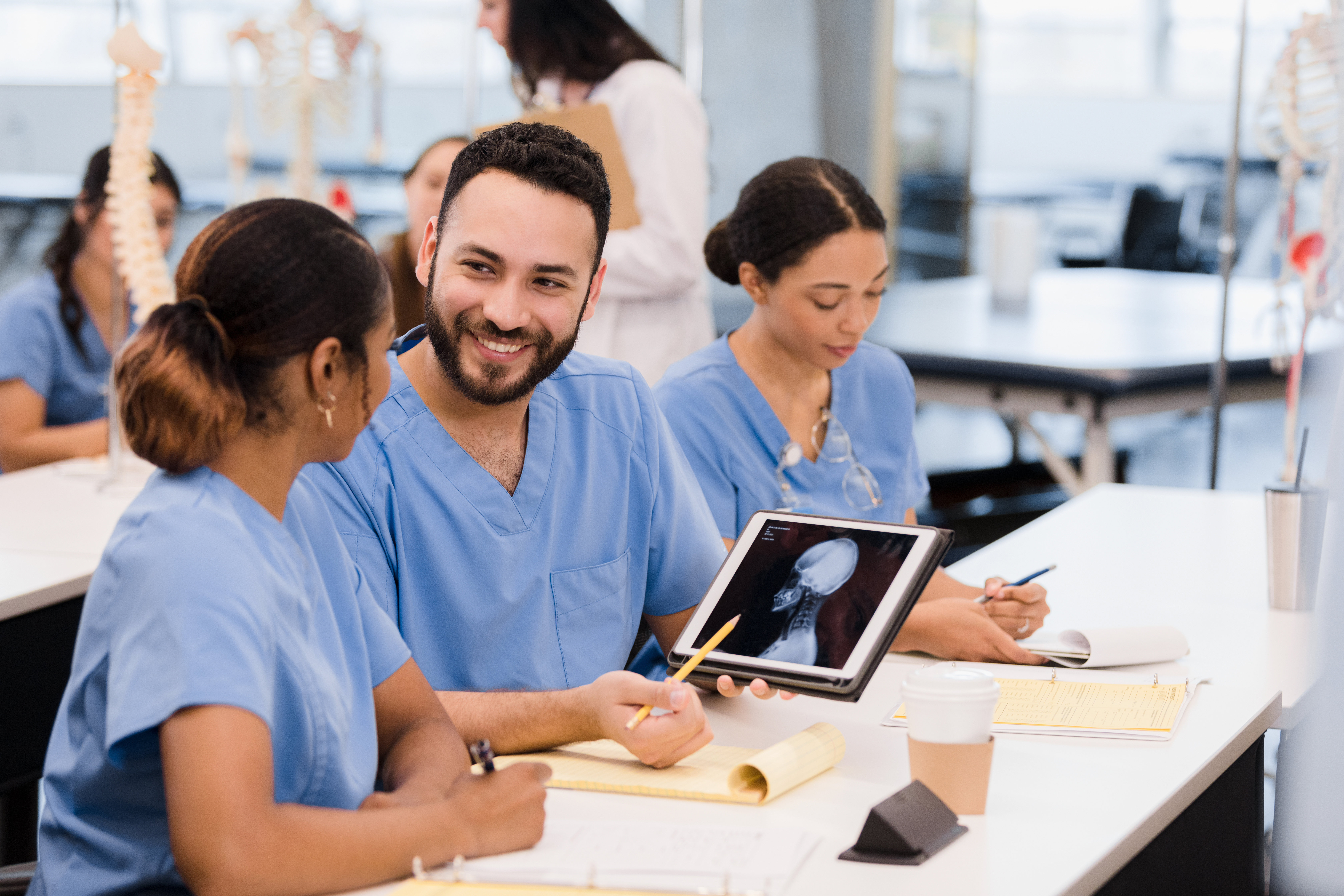 doctors talking