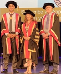 (L-R) A/Prof Nitin Kapur, Dr Jacqueline Small, Prof Graeme Maguire 