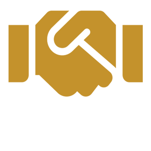 Icon of two hands shaking