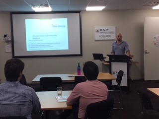 Dr Andrew Perry facilitating the RACP workshop Dr Andrew Perry facilitating the RACP workshop