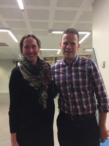 Dr Rebecca Kruikelis and Dr Benignus Logan from the RACP Queensland Trainees Committee Dr Rebecca Kruikelis and Dr Benignus Logan from the RACP Queensland Trainees Committee