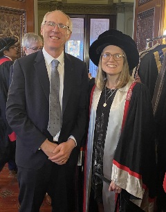 President and Dr Emma Sheaves President and Dr Emma Sheaves