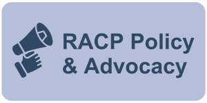RACP policy and advocacy button