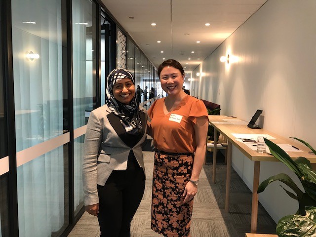 Dr Rihan Shahab and Dr Hayley Byun at the RACP Private Practice forum in Sydney in September 2018