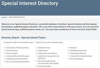 Special Interest Directory