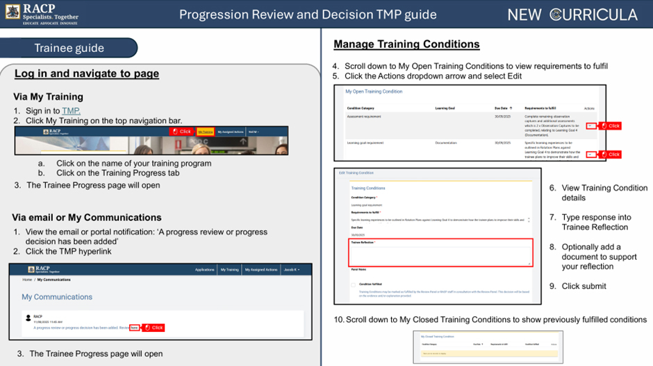 Progression Review