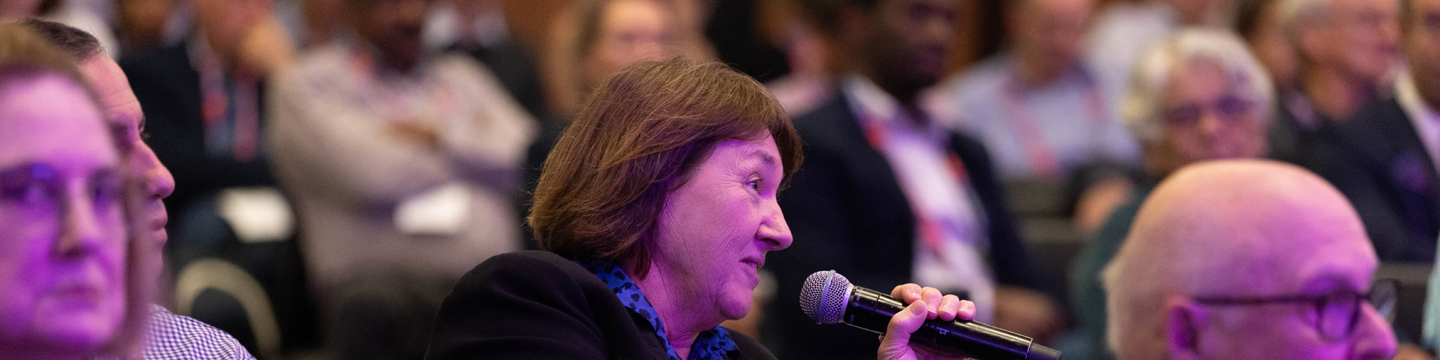 Rapid-Fire Clinical Update with audience in foreground