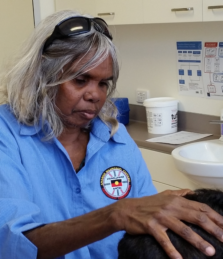 Mukayi Baker, co-founder of ANTAC and senior Ngangkaṟi