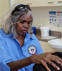 Mukayi Baker, co-founder of ANTAC and senior Ngangkaṟi Mukayi Baker, co-founder of ANTAC and senior Ngangkaṟi