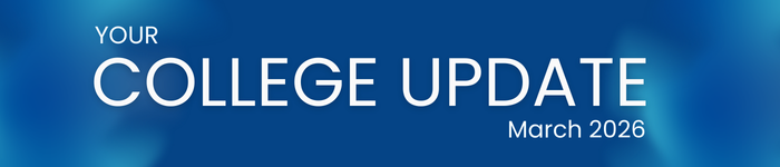 College update banner March 2026